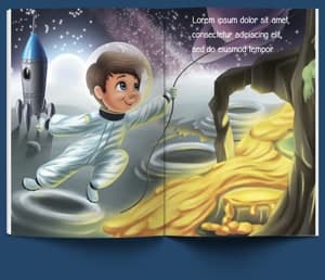 Spread illustration sample