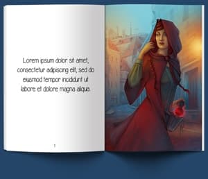 Full page illustration sample